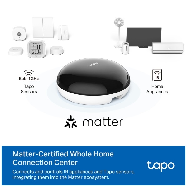 TP-LINK Smart IR & IoT HUB Wi-Fi-s, TAPO H110