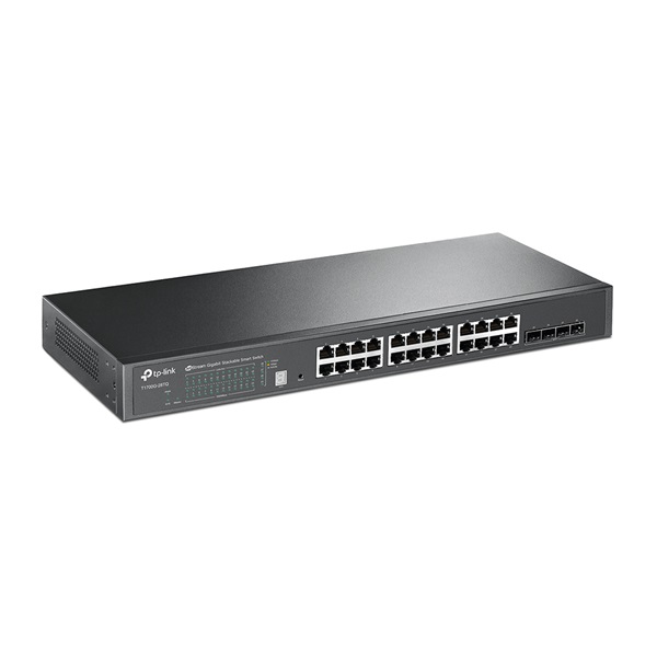 TP-LINK Switch 24x1000Mbps + 4x10G SFP, Menedzselhető, T1700G-28TQ