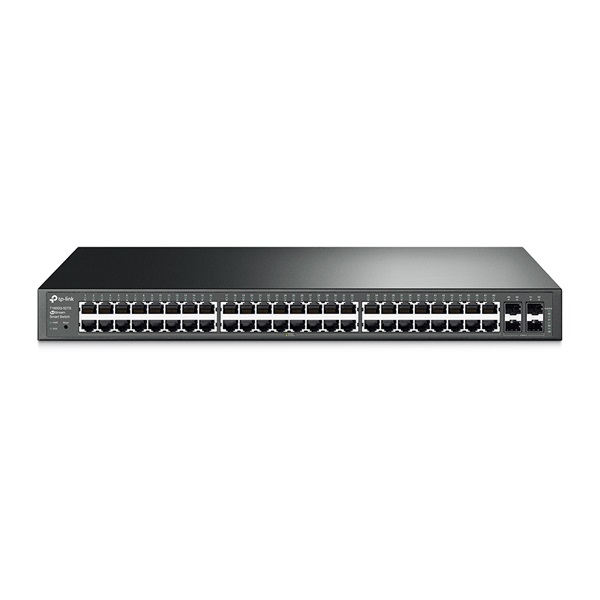 TP-LINK Switch 48x1000Mbps + 4xGigabit SFP, Menedzselhető, T1600G-52TS(TL-SG2452)