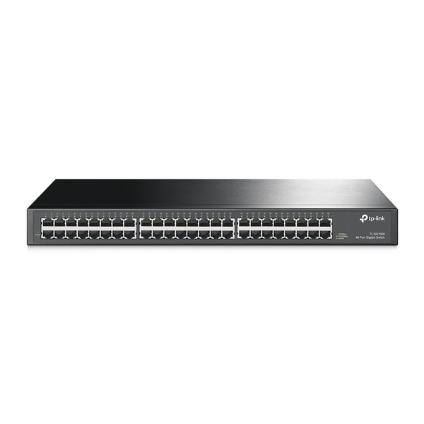 TP-LINK Switch 48x1000Mbps Fémházas Rackes, TL-SG1048