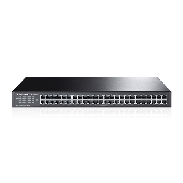 TP-LINK Switch 48x100Mbps Fémházas Rackes, TL-SF1024