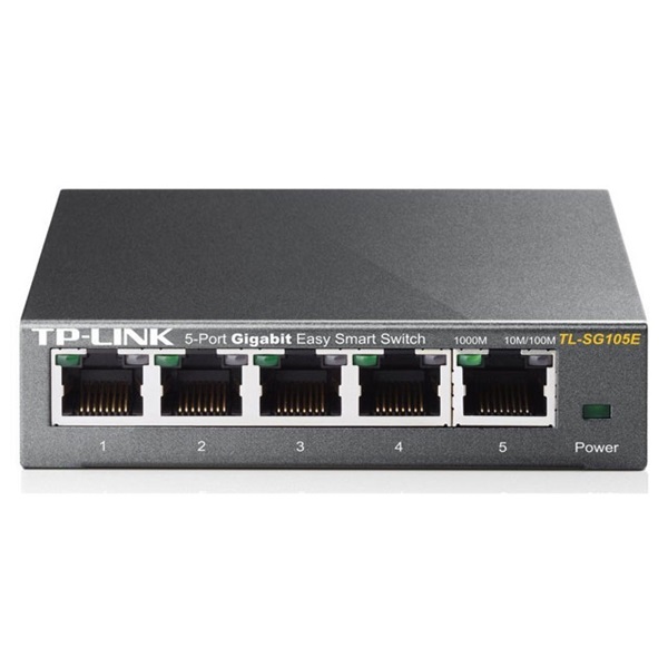 TP-LINK Switch 5x1000Mbps, Easy Smart, TL-SG105E