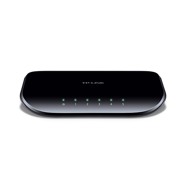 TP-LINK Switch 5x1000Mbps, Műanyagházas Asztali, TL-SG1005D