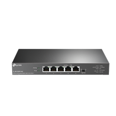 TP-LINK Switch 5x2.5G(4xPOE++) Fémházas Asztali, TL-SG105PP-M2