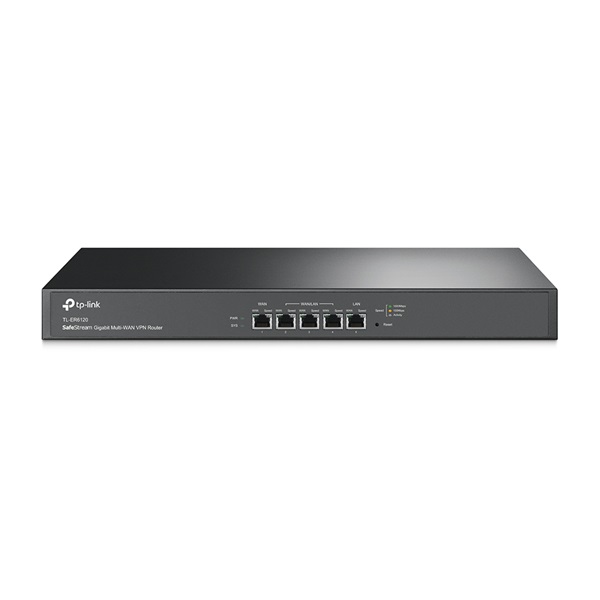 TP-LINK Vezetékes VPN Router 1xWAN(1000Mbps) + 3xWAN/LAN(1000Mbps) + 1xLAN(1000Mbps), TL-ER6120