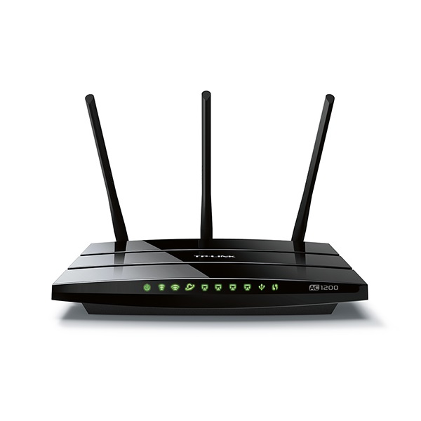 TP-LINK Wireless Router Dual Band AC1200 1xWAN(1000Mbps) + 4xLAN(1000Mbps) + 1xUSB, Archer C1200