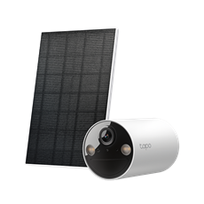 TP-LINK Wireless Kamera Cloud beltéri/kültéri + Okos Solar Panel IP65, TAPO C410 KIT