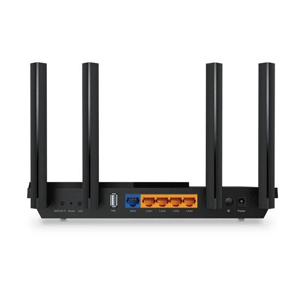 TP-LINK Wireless Router Dual Band AX3000 1xWAN(1000Mbps) + 4xLAN(1000Mbps) + 1xUSB 3.0, Archer AX55