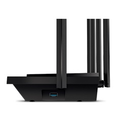 TP-LINK Wireless Router Dual Band AX5400 1xWAN(1000Mbps) + 4xLAN(1000Mbps) + 1xUSB 3.0, Archer AX73