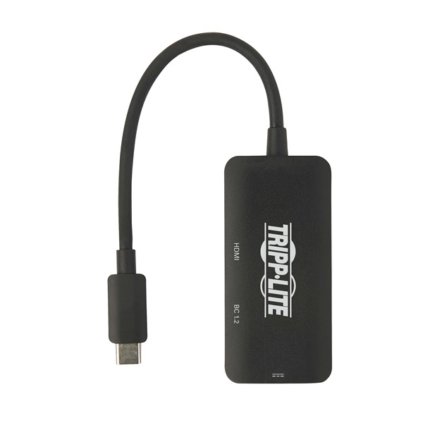 TRIPP LITE USB-C adapter, multiport, HDMI 4K 60Hz, 4:4:4, HDR, USB-A, 100W PD töltés, fekete