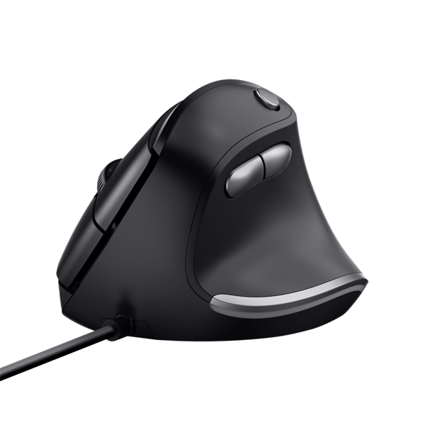 TRUST 24635, Bayo Vertical ergonomic mouse, Black