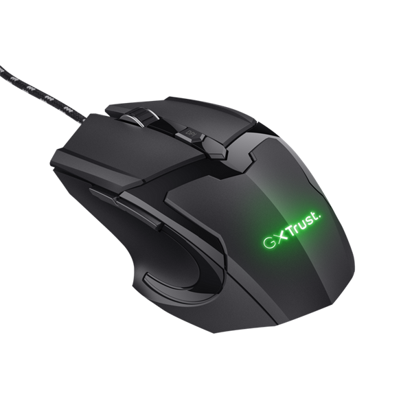 TRUST Basics Gaming Vezetékes világító egér 24749 ( Gaming Mouse-Black)
