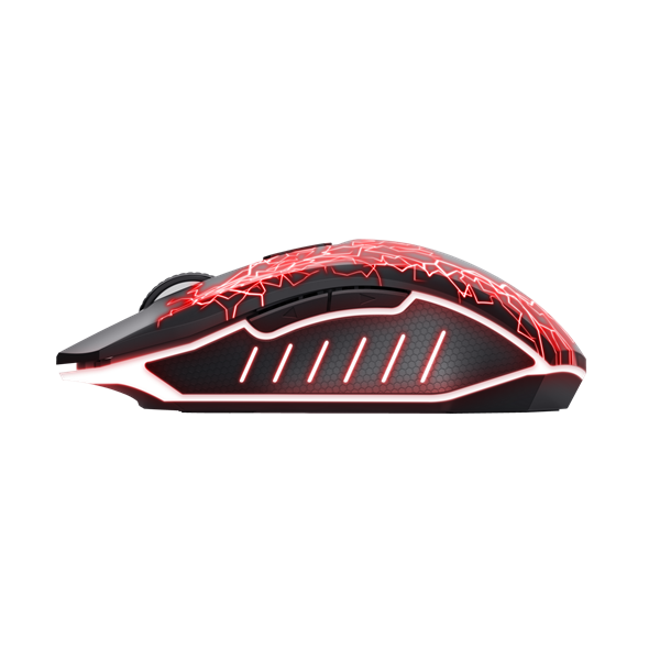 TRUST Basics Gaming vezeték nélküli egér 24750  (Wireless Gaming Mouse)-Black