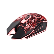 TRUST Basics Gaming vezeték nélküli egér 24750  (Wireless Gaming Mouse)-Black
