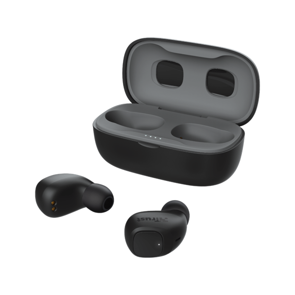 TRUST Bluetooth vezetékmentes fülhallgató 23555 (Nika Compact Bluetooth Wireless Earphones - black)