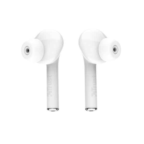 TRUST Bluetooth vezetékmentes fülhallgató 23705 (Nika Touch Bluetooth Wireless Earphones - white)