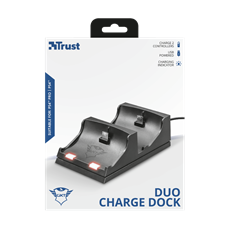 TRUST Duo dokkoló PS4-hez 21681 (GXT 235 Duo Charging Dock for PS4)