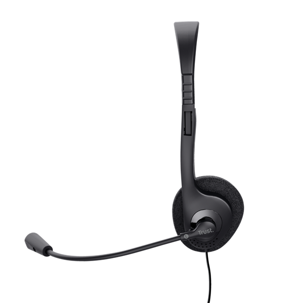 TRUST Basics Fejhallgató mikrofonnal 24659 (Chat headset-Black)