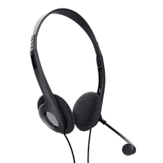 TRUST Basics Fejhallgató mikrofonnal 24659 (Chat headset-Black)