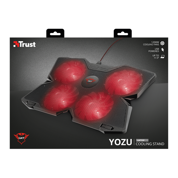 TRUST Gaming hűtőállvány 17,3" laptopokhoz 20817 (GXT 278 Yozu Laptop Cooling Stand)