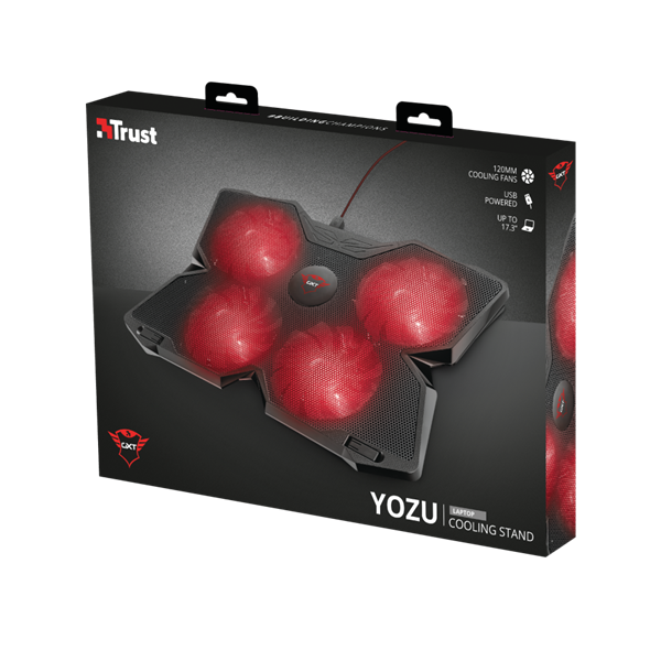 TRUST Gaming hűtőállvány 17,3" laptopokhoz 20817 (GXT 278 Yozu Laptop Cooling Stand)