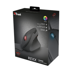 TRUST Gaming Vezetékes Függőleges egér 22991, GXT 144 Rexx Ergonomic Vertical Gaming Mouse