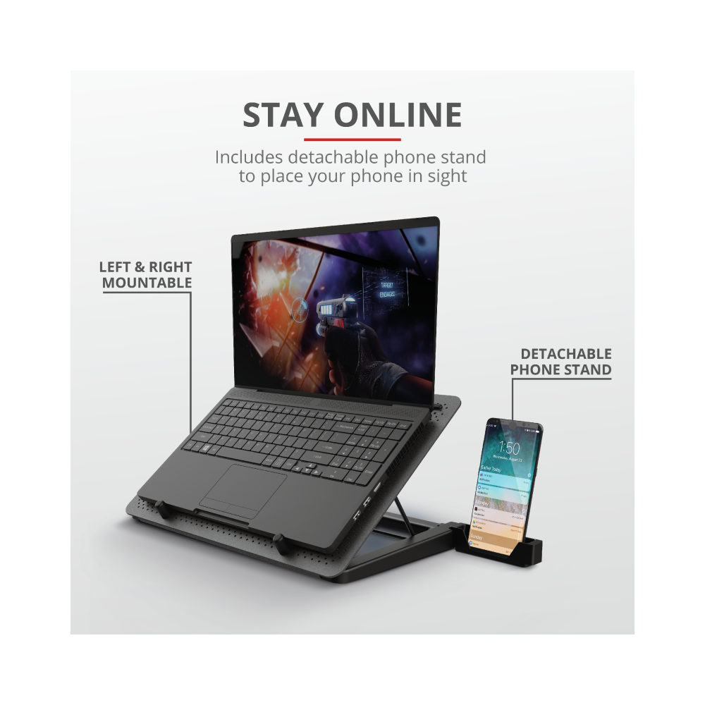 Trust Gaming 23581 Laptop Cooler GXT 1125 Cooling Stand, Cooling Pad