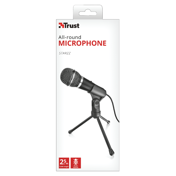 TRUST Mikrofon 21671 (Starzz All-round Microphone for PC and laptop)