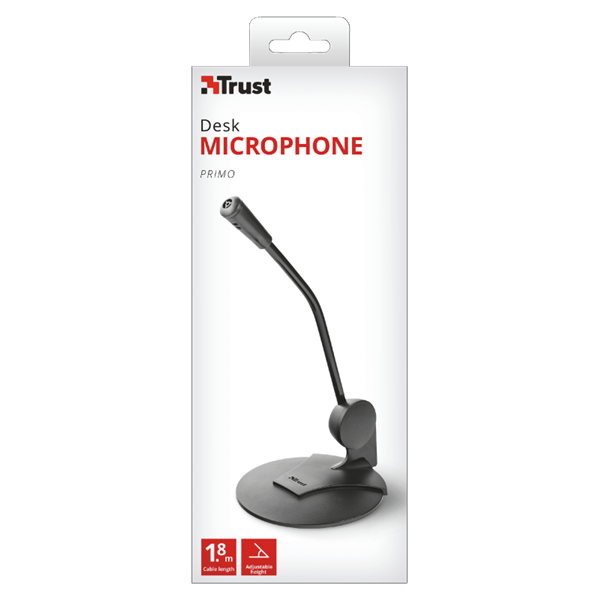 TRUST Mikrofon 21674 (Primo Desk Microphone for PC and laptop)