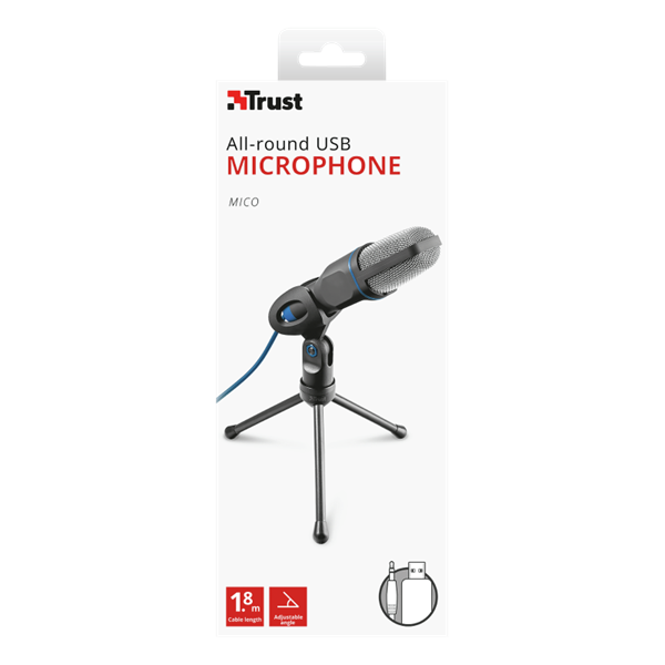 TRUST Mikrofon 23790 (Mico USB Microphone for PC and laptop)