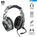 TRUST Mikrofonos fejhallgató PS4™-hez 23531, GXT 488 Forze PS4 Gaming Headset PlayStation® official licensed prod. /grey