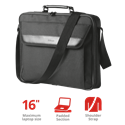 TRUST Notebook táska 21080, Atlanta Carry Bag for 16" laptops - black