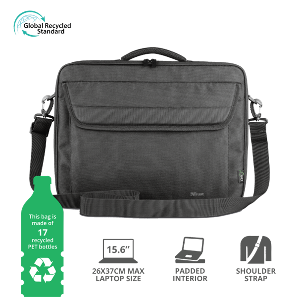 TRUST Notebook táska 24189 (Atlanta Recycled Bag for 15.6" laptops