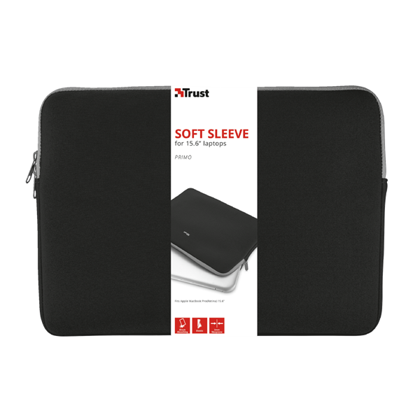 TRUST Notebook tok 21248 (Primo Soft Sleeve for 15.6" laptops - black)