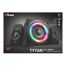 TRUST RGB-megvilágítású 2.1 hangszórókészlet 22944 (GXT 629 Tytan RGB Illuminated 2.1 Speaker Set)