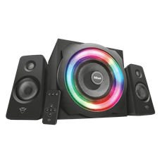 TRUST RGB-megvilágítású 2.1 hangszórókészlet 22944 (GXT 629 Tytan RGB Illuminated 2.1 Speaker Set)