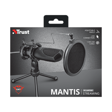 TRUST USB streamelő mikrofon 22656 (GXT 232 Mantis USB Streaming Microphone)