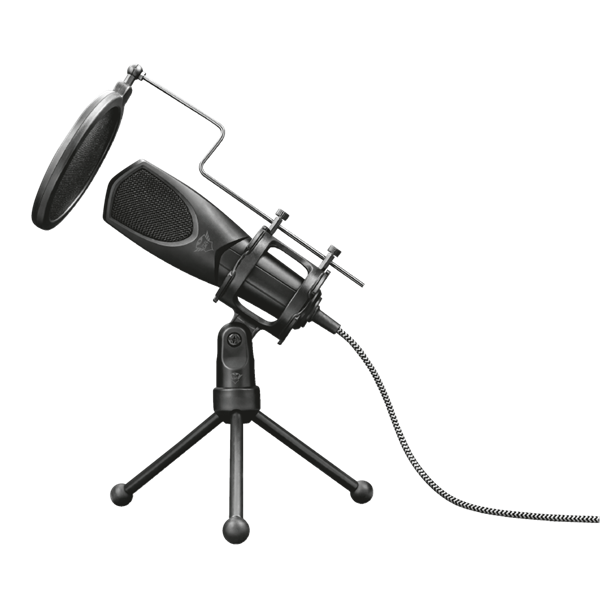 TRUST USB streamelő mikrofon 22656 (GXT 232 Mantis USB Streaming Microphone)