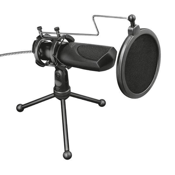 TRUST USB streamelő mikrofon 22656 (GXT 232 Mantis USB Streaming Microphone)