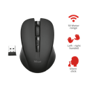 TRUST Vezeték nélküli csendes optikai egér 21869, Mydo Silent Click Wireless Mouse - black