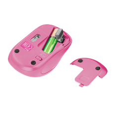 TRUST Vezeték nélküli egér 22336 (Yvi FX Wireless Mouse - pink)