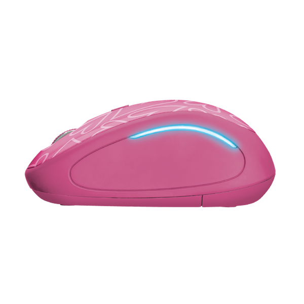 TRUST Vezeték nélküli egér 22336 (Yvi FX Wireless Mouse - pink)