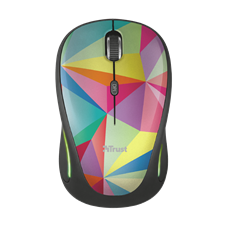 TRUST Vezeték nélküli egér 22337 (Yvi FX Wireless Mouse - geometrics)