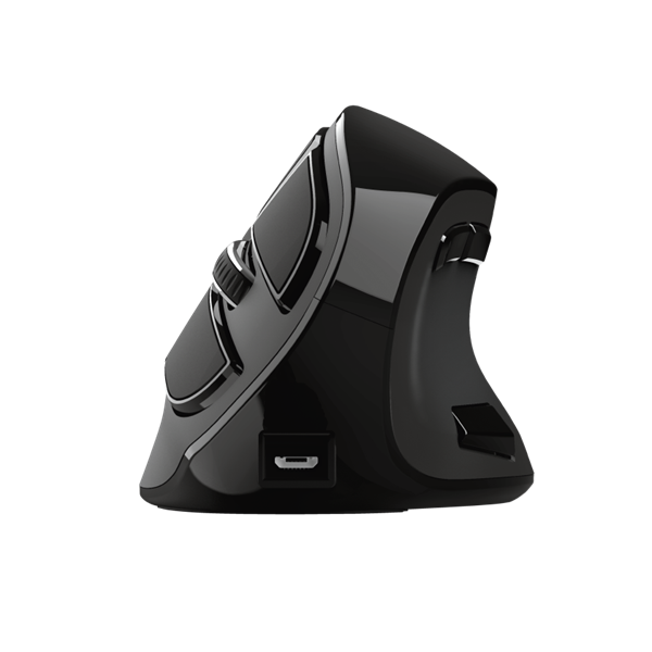 TRUST Vezeték nélküli tölthető ergonomikus egér 23731 (Voxx Rechargeable Ergonomic Wireless Mouse)