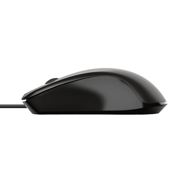 TRUST Basics Vezetékes optikai egér 24657 (Wired Optical Mouse-black)