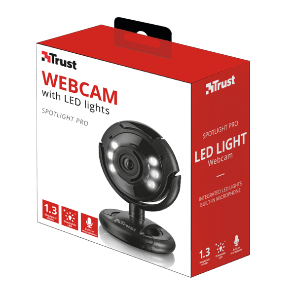 TRUST Webkamera 16428 (SpotLight Pro Webcam with LED lights)