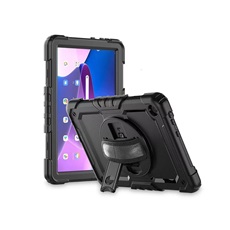 Tech-Protect Solid ütésálló tok - Lenovo TB-328 Tab M10 10.1 (3 Gen) kijelzővédővel - fekete - ECO