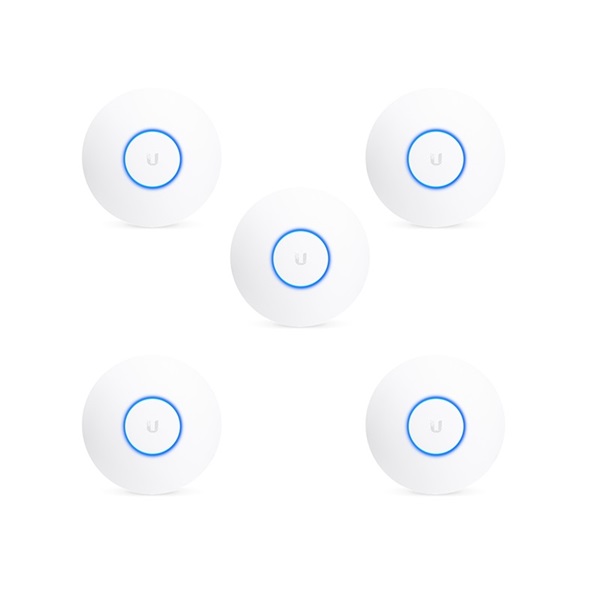 UBiQUiTi Wireless Access Point DualBand 2x1000Mbps, 2,5Gbps, 4x4 MU-MIMO, POE nélkül, kültéri - UAP-AC-SHD-5(5db/csomag)