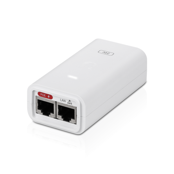 UBiQUiTi POE Adapter 2x1000Mbps, 24VDC @ 0.5A - POE-24-12W-5P (5db/csomag)