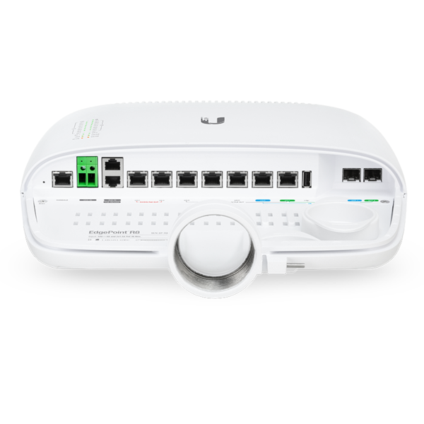 UBiQUiTi EdgePoint Router 6x1000Mbps (POE) + 2x1000Mbps SFP Combo, kültéri, vízálló - EP-R8